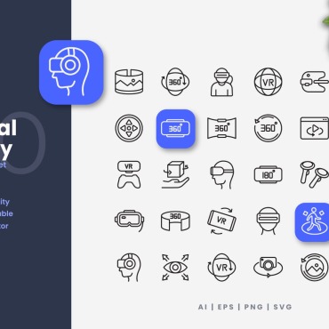 Virtual Reality Icon Sets 376651