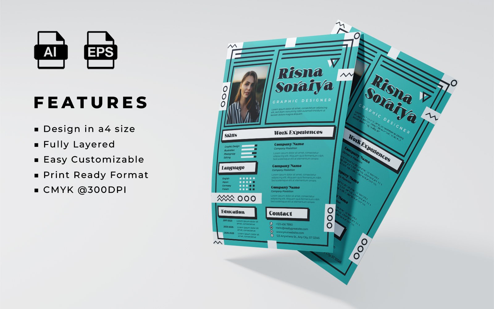 Resume and CV Template 18