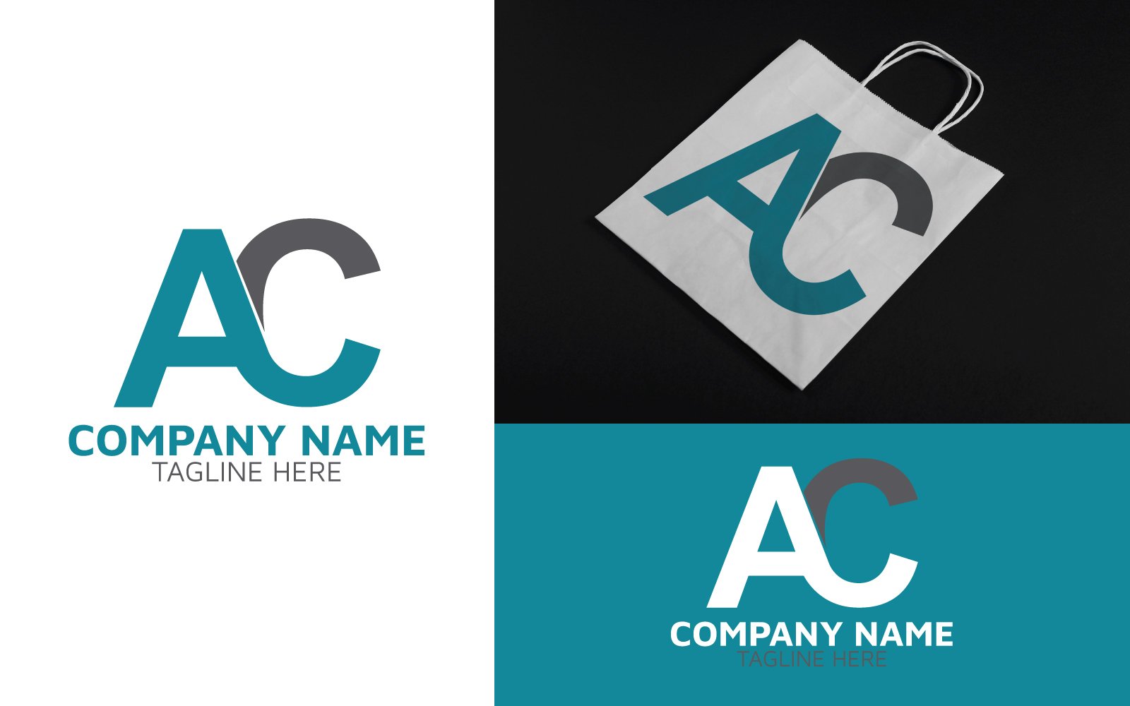 Monogram AC Letter Logo Template Design