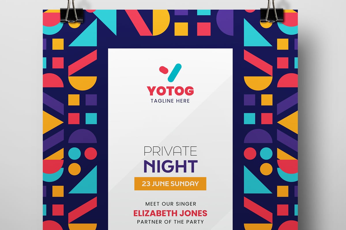 Private Nights Flyer Template