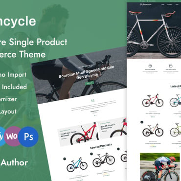 Bicycling Bike WooCommerce Themes 376700