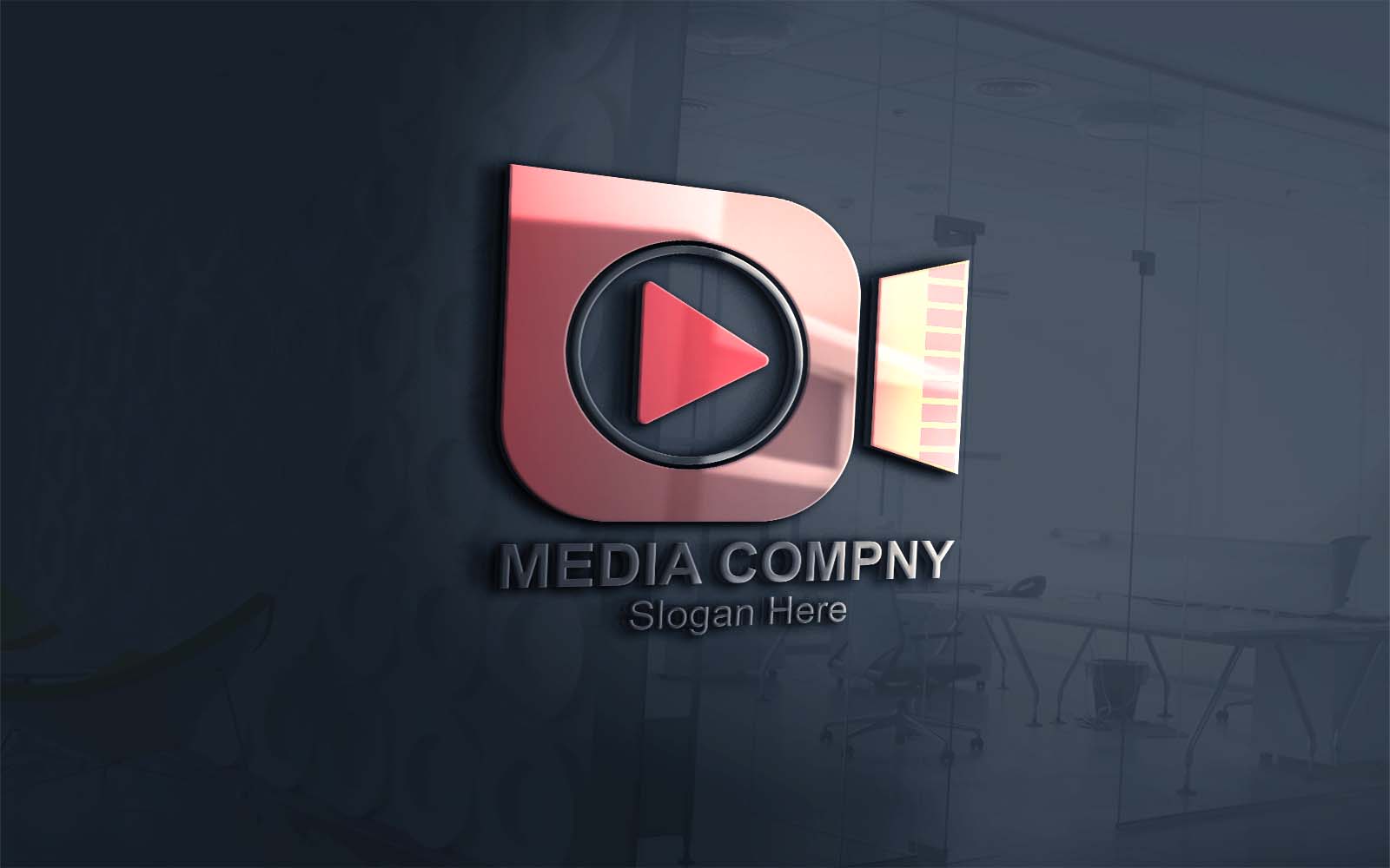 Media Company Logo Template