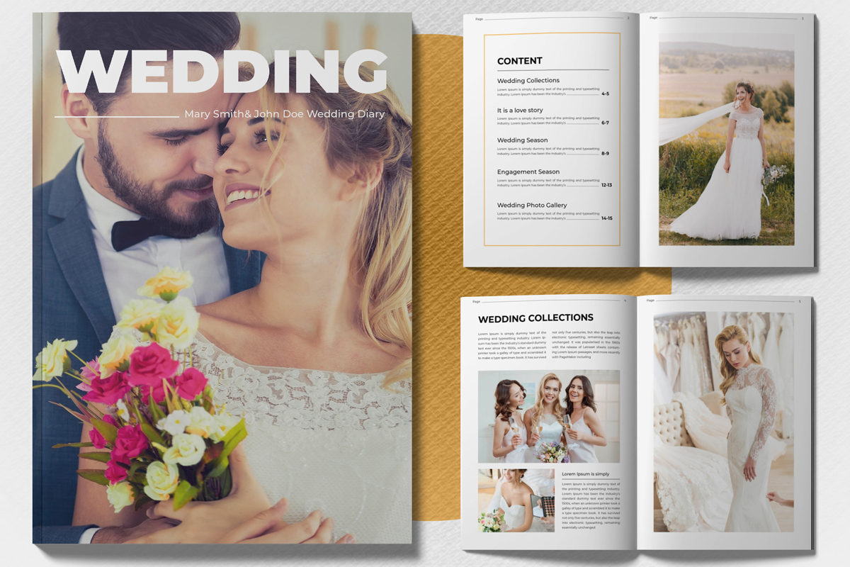 Wedding Magazine Template