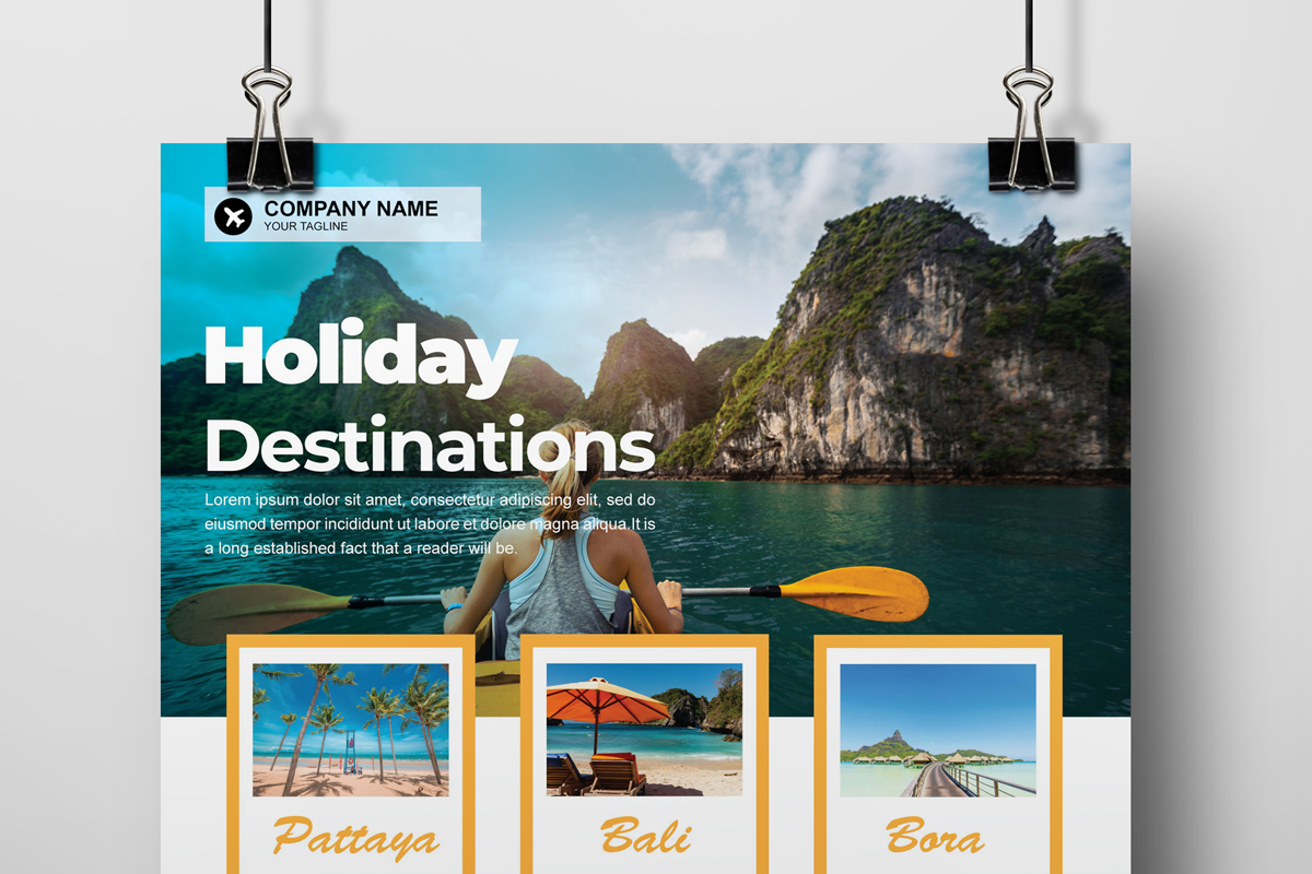 Travel Holiday Flyer Templates