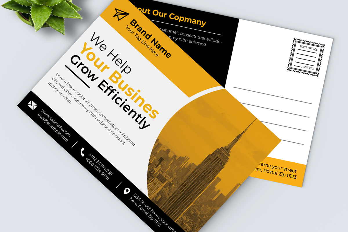 Business Post Card Design