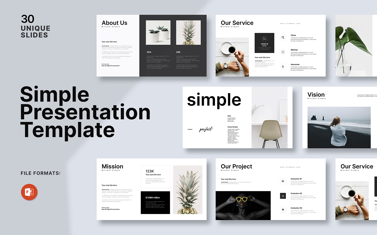 Simple Powerpoint Presentation  Template