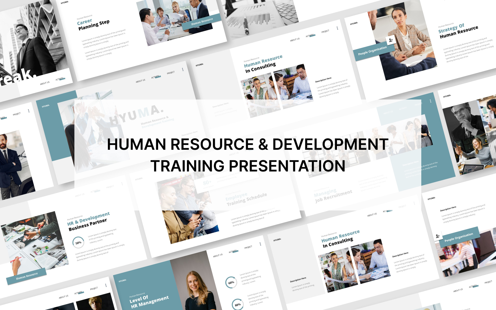 Hyuma - Human Resource & Development Training Google Slides Presentation Template