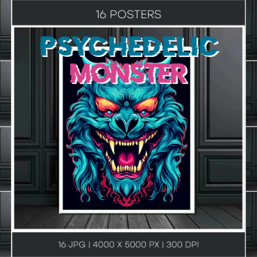 Monster Home Illustrations Templates 376909