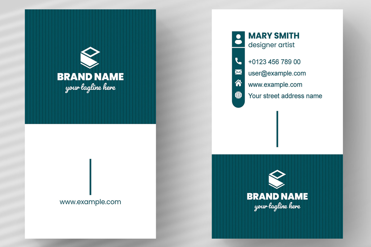 Professional Corporate Business Card Template Layout