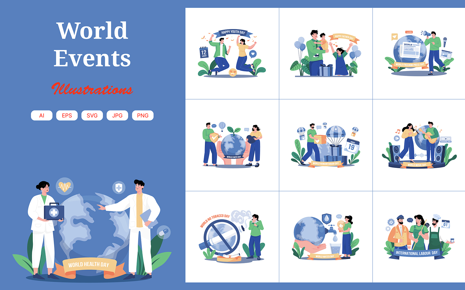 M697_World Events Illustration Pack 2