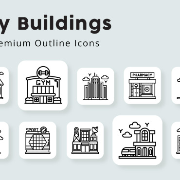 Apartments Office Icon Sets 377088