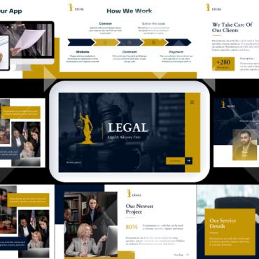 Lawyer Marketing PowerPoint Templates 377116