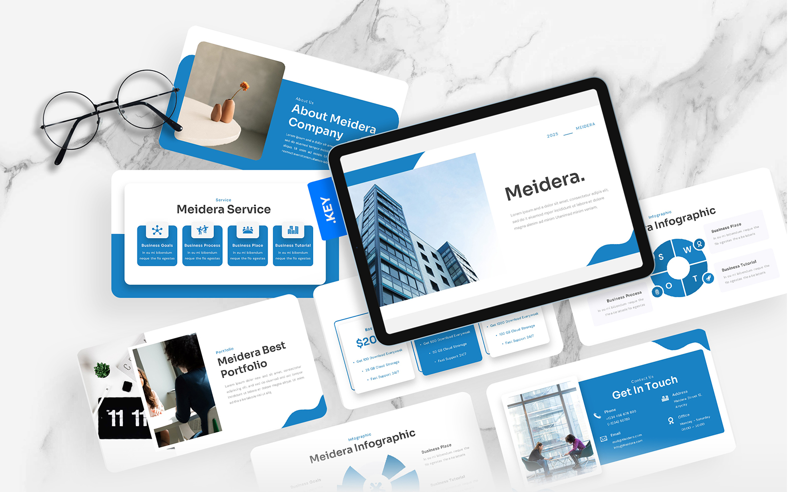 Meidera - Business Keynote Template