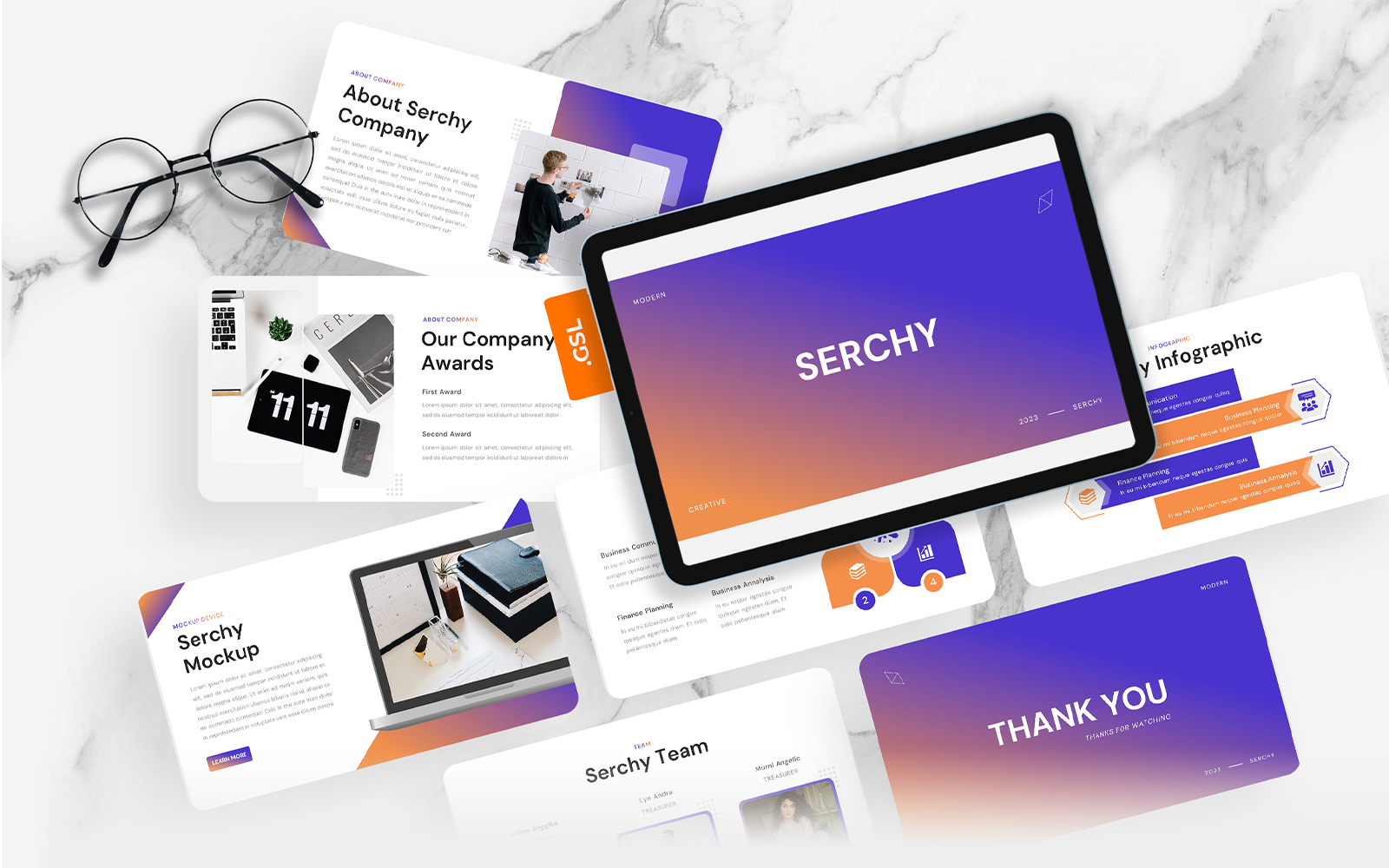 Serchy - Business Google Slides Template