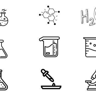 Chemistry Science Icon Sets 377241