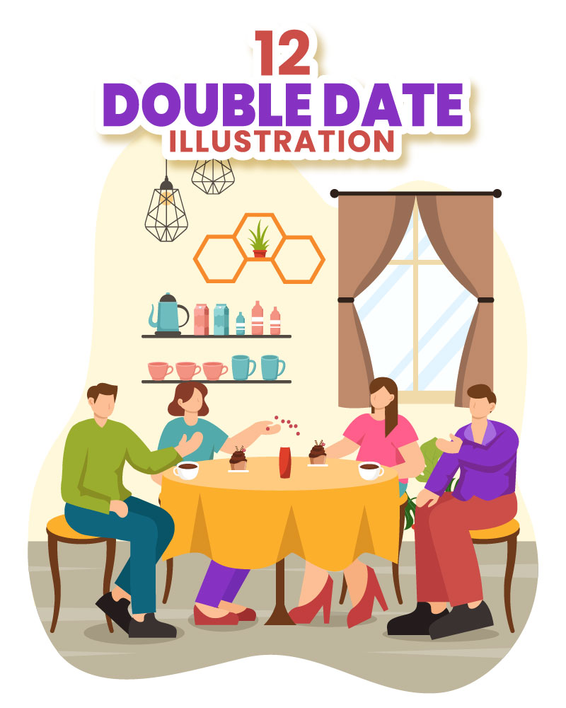 12 Double Date Illustration