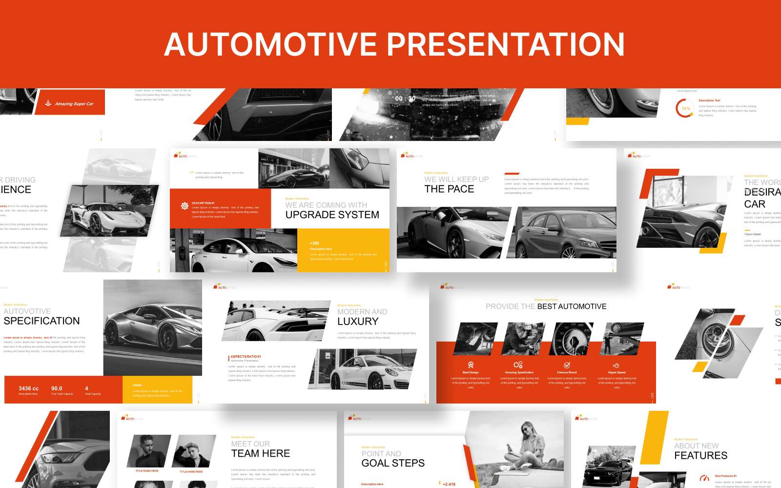 Automotive Keynote Template Presentation
