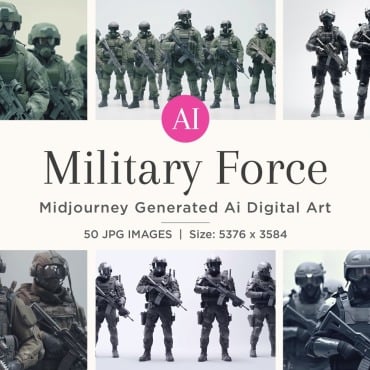 Armed Military Illustrations Templates 377258