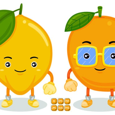 Fruit Mascot Vectors Templates 377285