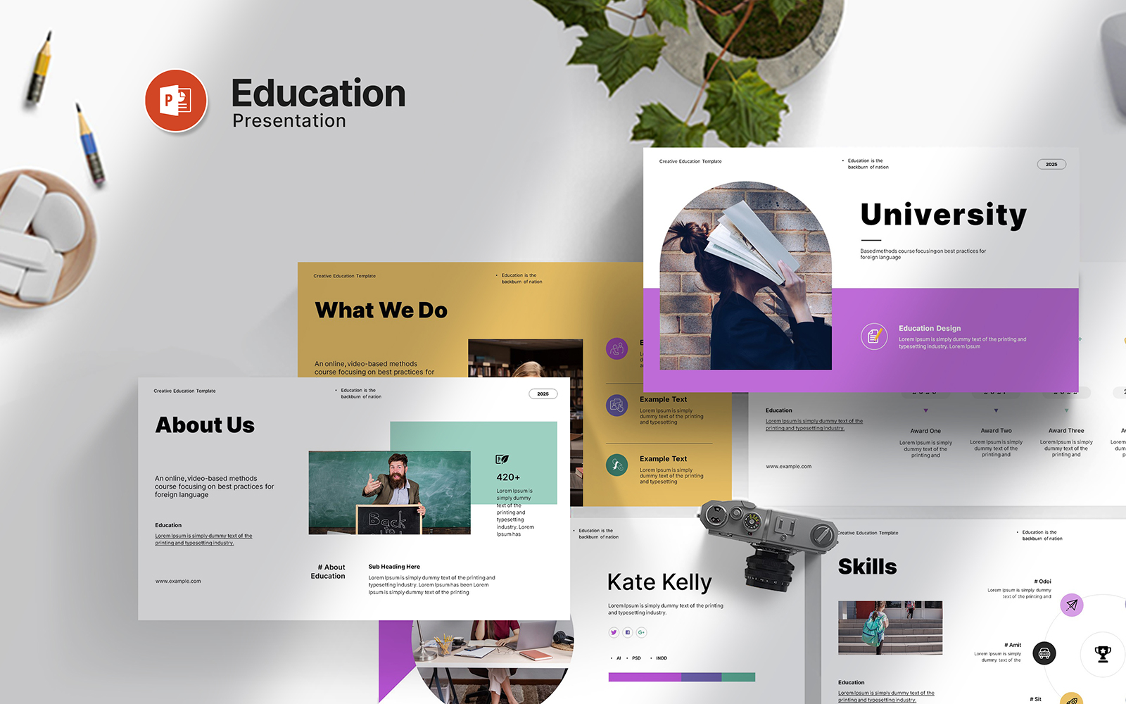 Education Digital Presentation Template