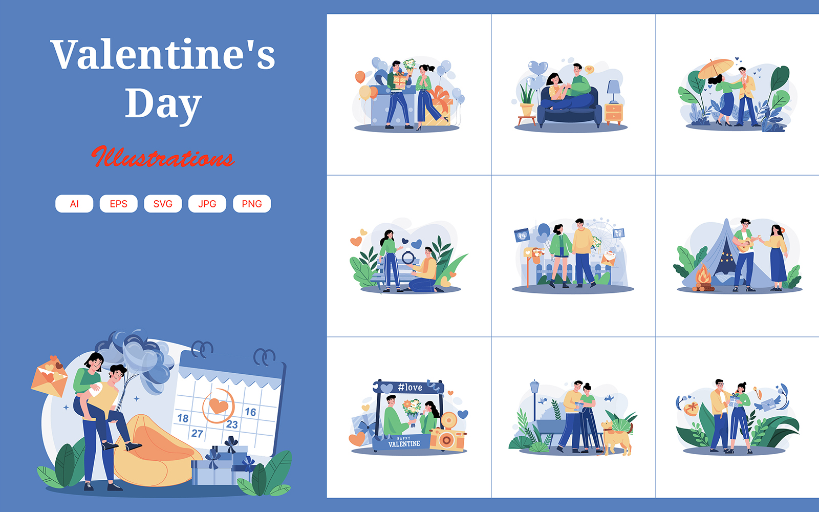 M660_Valentine's Day Illustration Pack