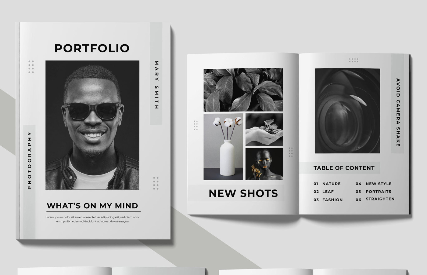 Black and White Portfolio