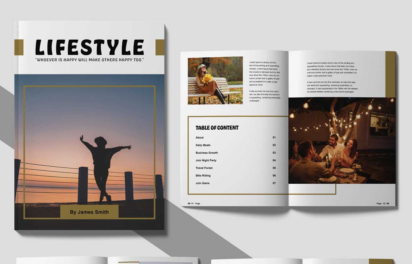 Lifestyle Magazine Layout