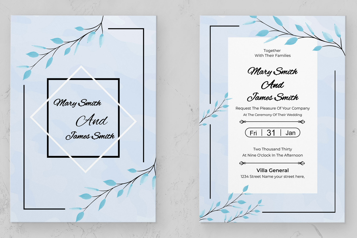 Wedding Invitations Card Templates