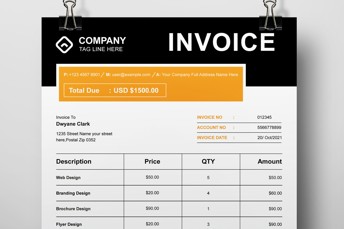 Company Invoice Templates
