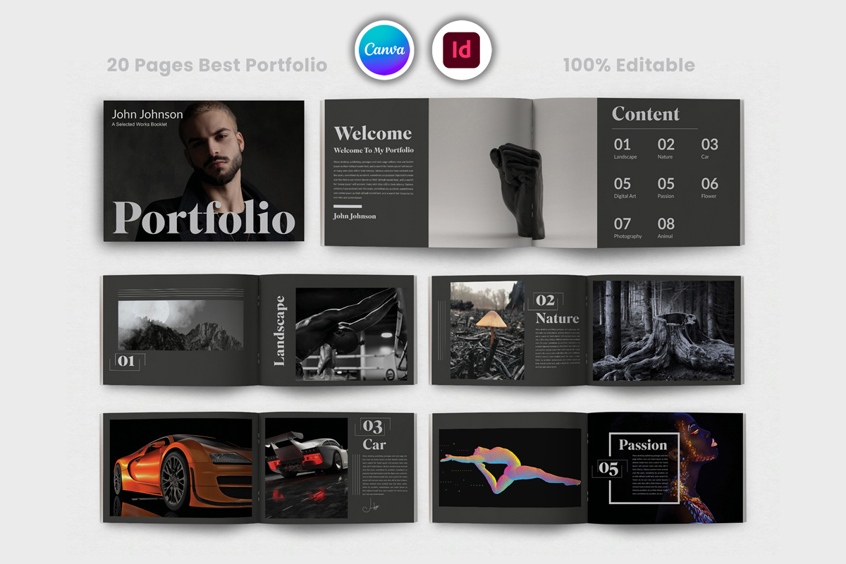 Photography Portfolio Brochure Template