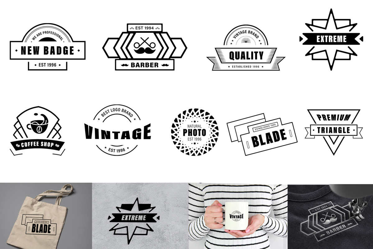 Badges Logo Template Layout