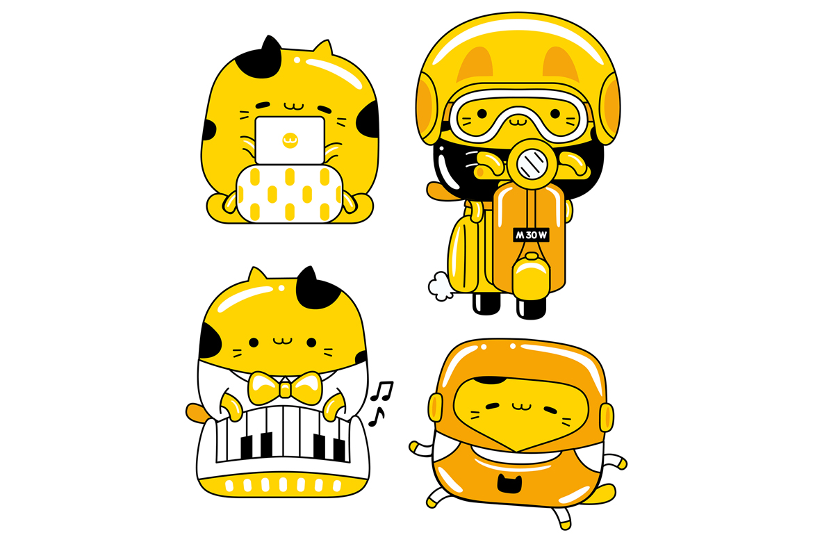 Cute Cat Character Pack #05