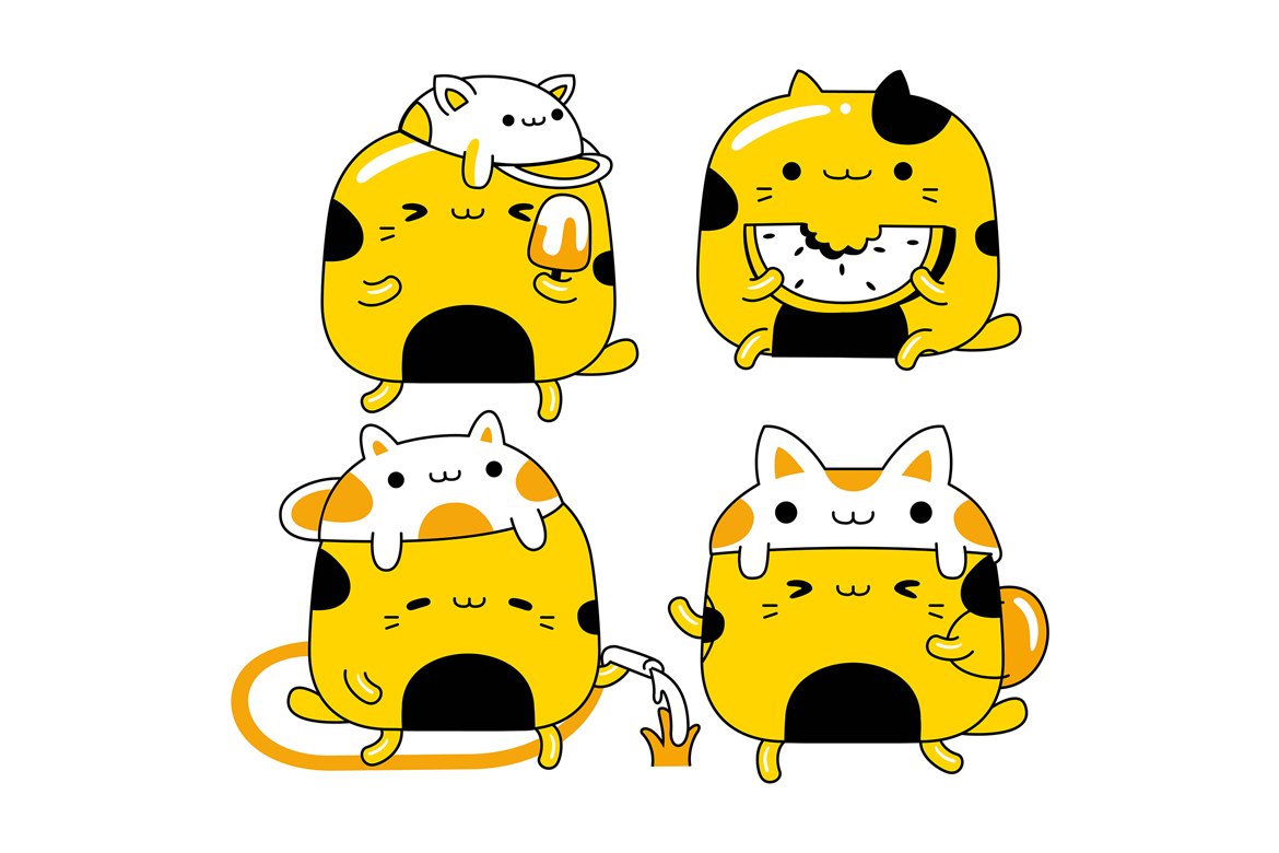 Cute Cat Character Pack #12
