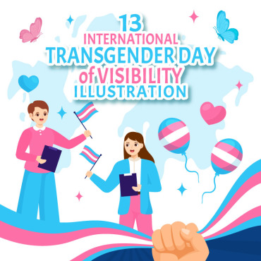 Pride Gender Illustrations Templates 377511