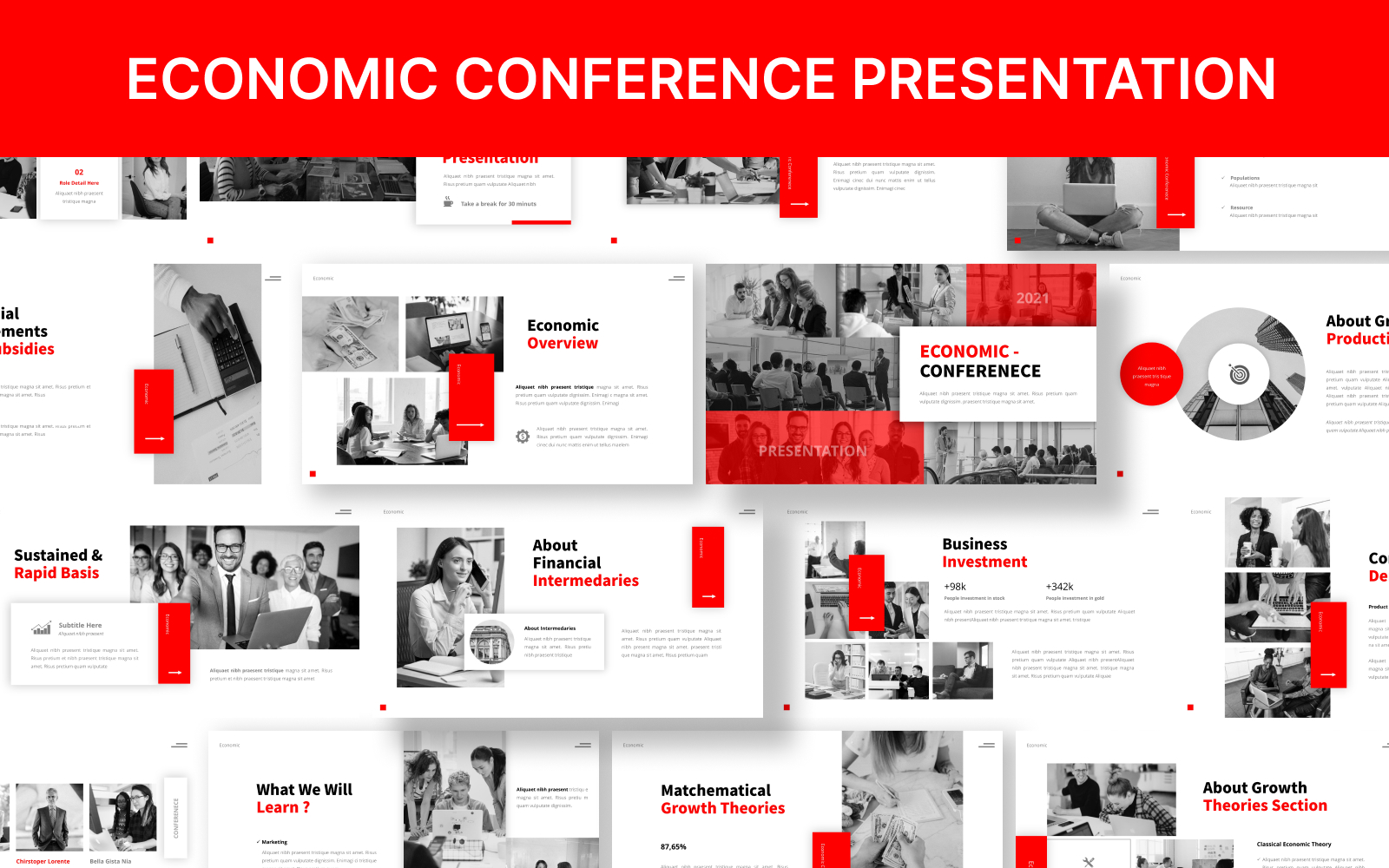 Economic Conference Google Slide Template Presentation