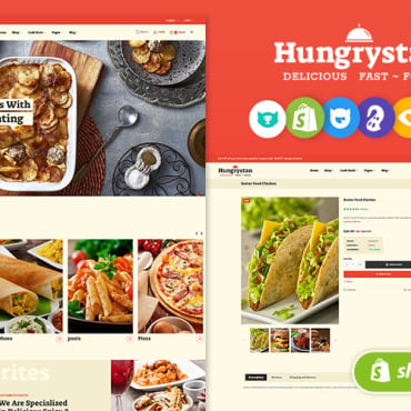 Fast Food Shopify Themes 377744