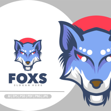 Wolf Head Logo Templates 377777