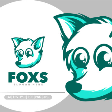 Character Fox Logo Templates 377778