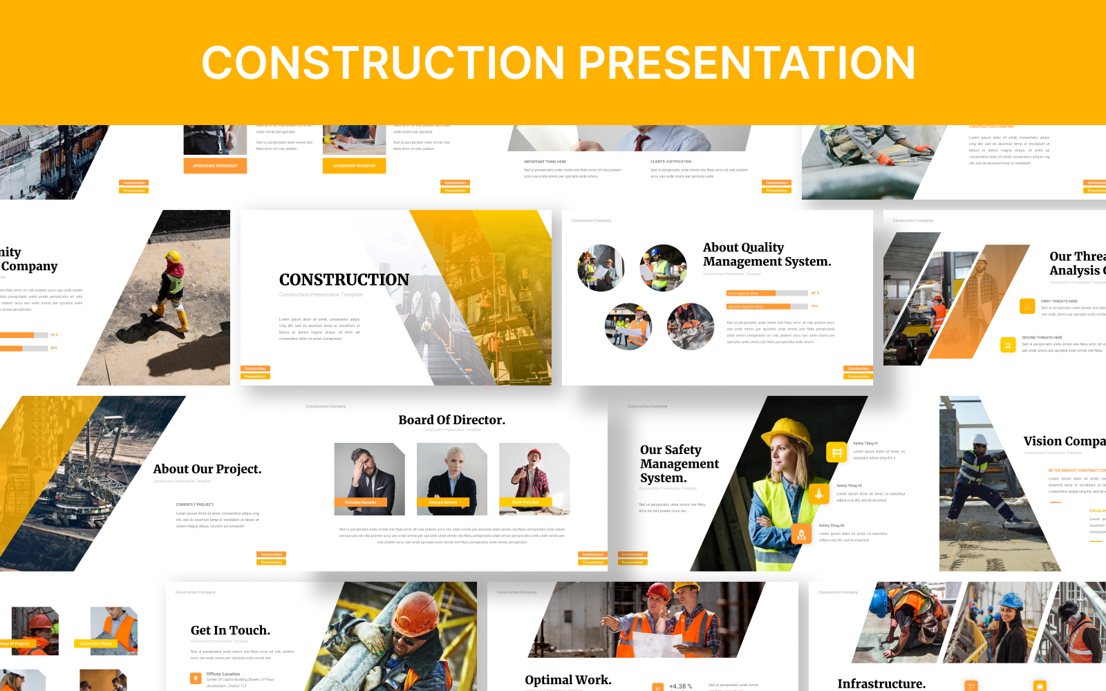 Construction Keynote Template Presentation