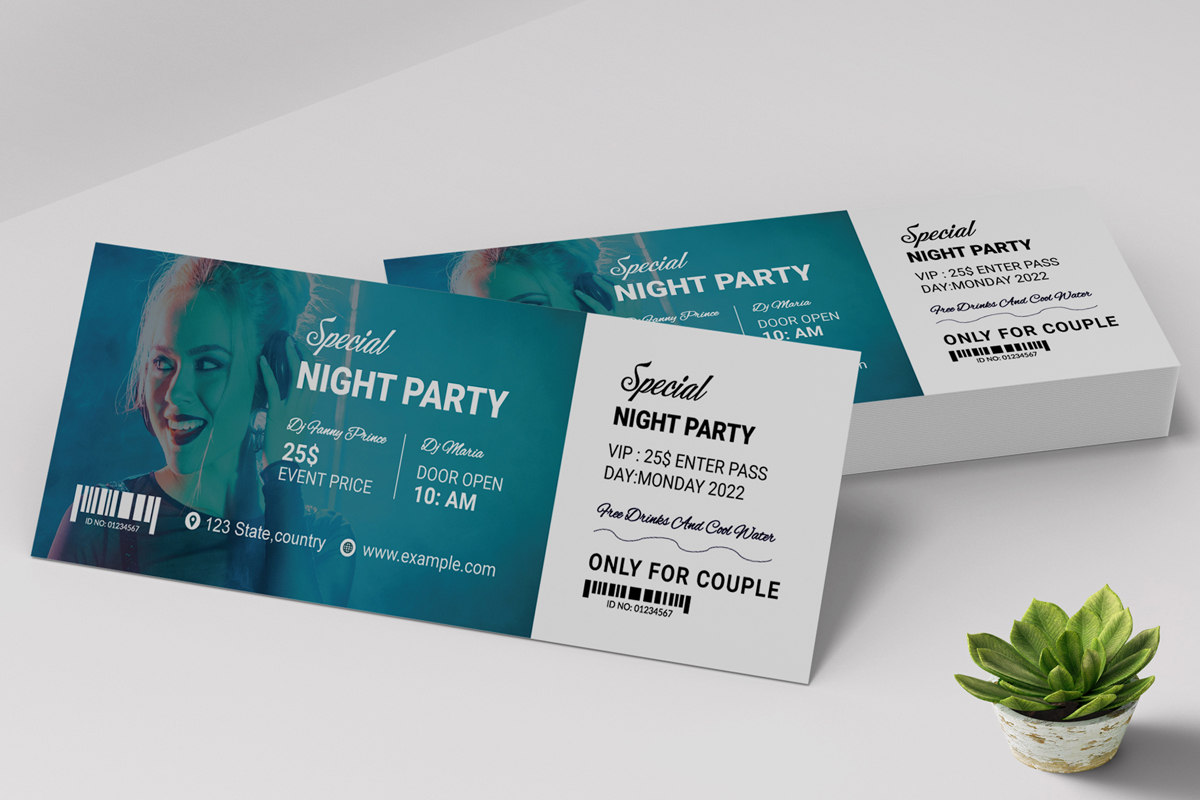 Event Tickets Templates Layout
