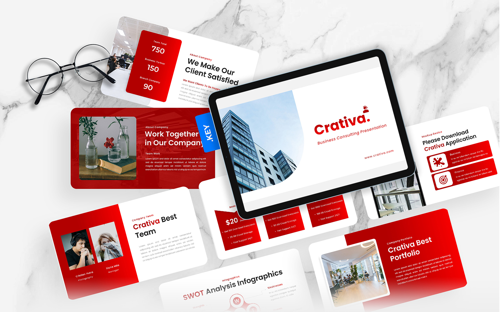 Crativa – Business Consulting Keynote Template
