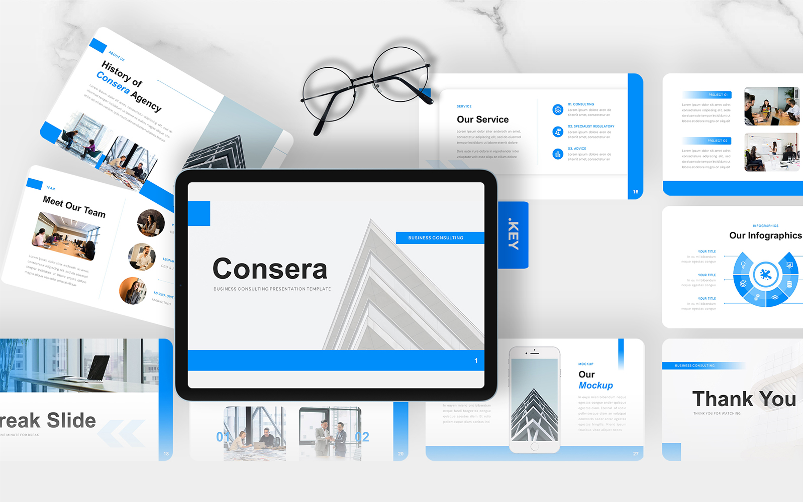 Consera – Business Consulting Keynote Template