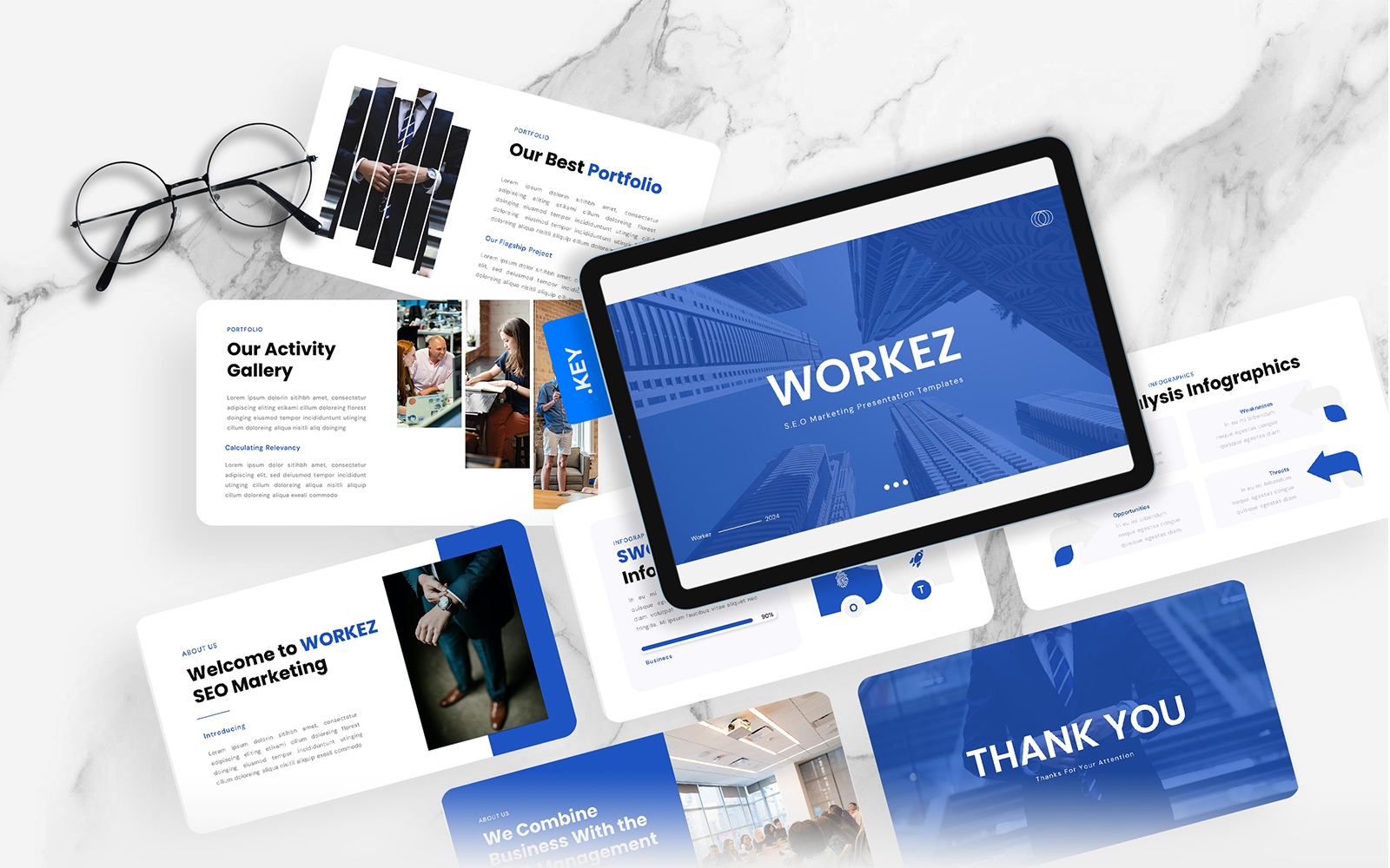 Workez – SEO Marketing Keynote Template