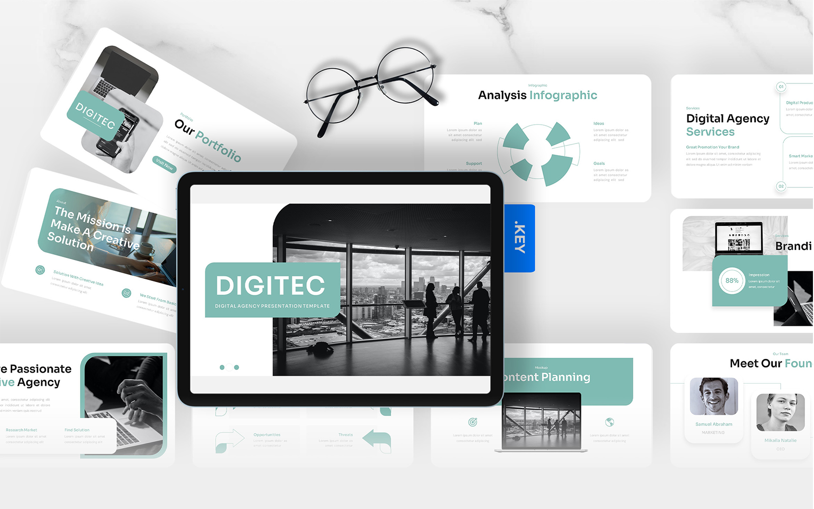 Digitec – Digital Agency Keynote Template