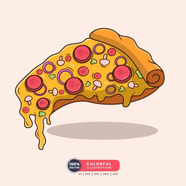 Meal Pepperoni Illustrations Templates 378165