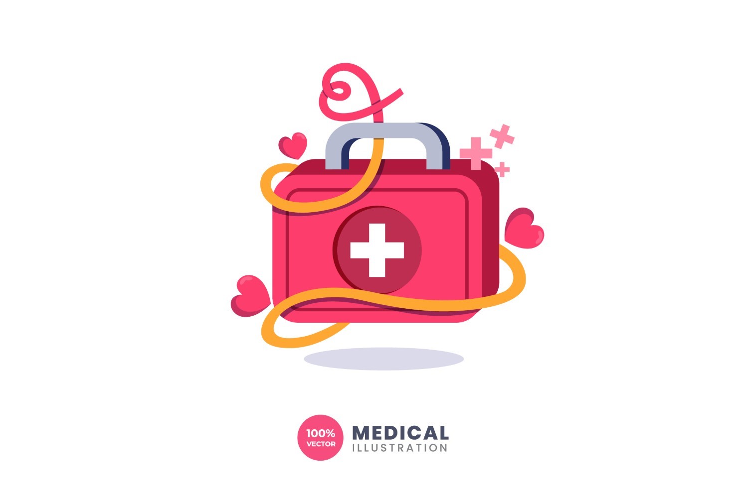 Medical Kit Bag Illustration