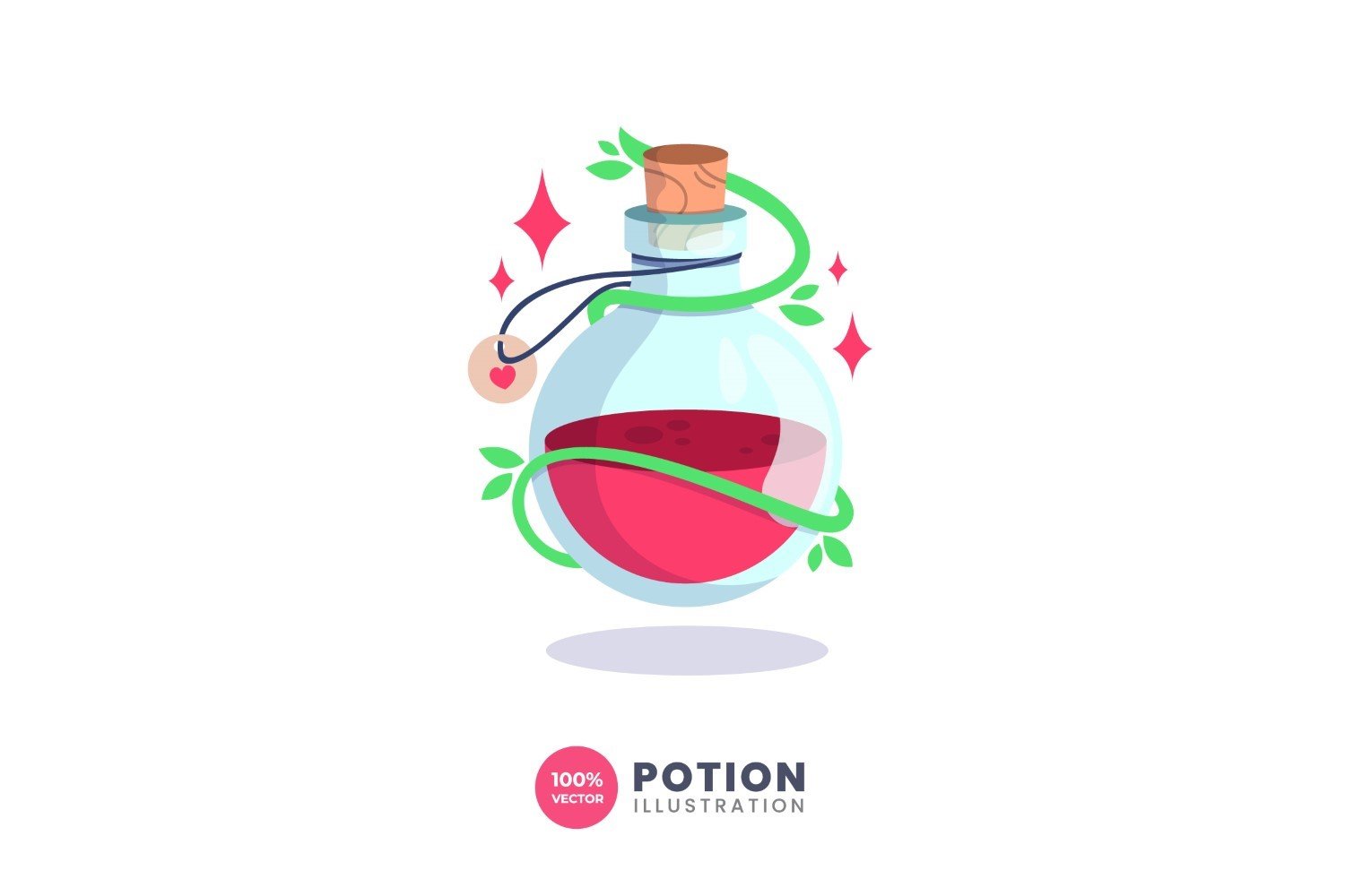 Health Potion Illustration