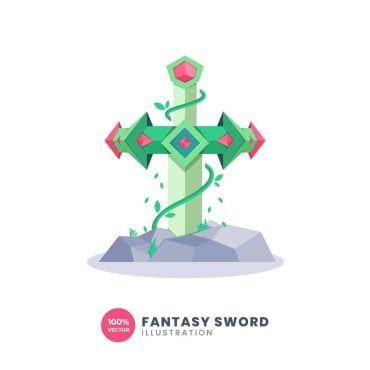 Fantasy Sword Illustrations Templates 378244