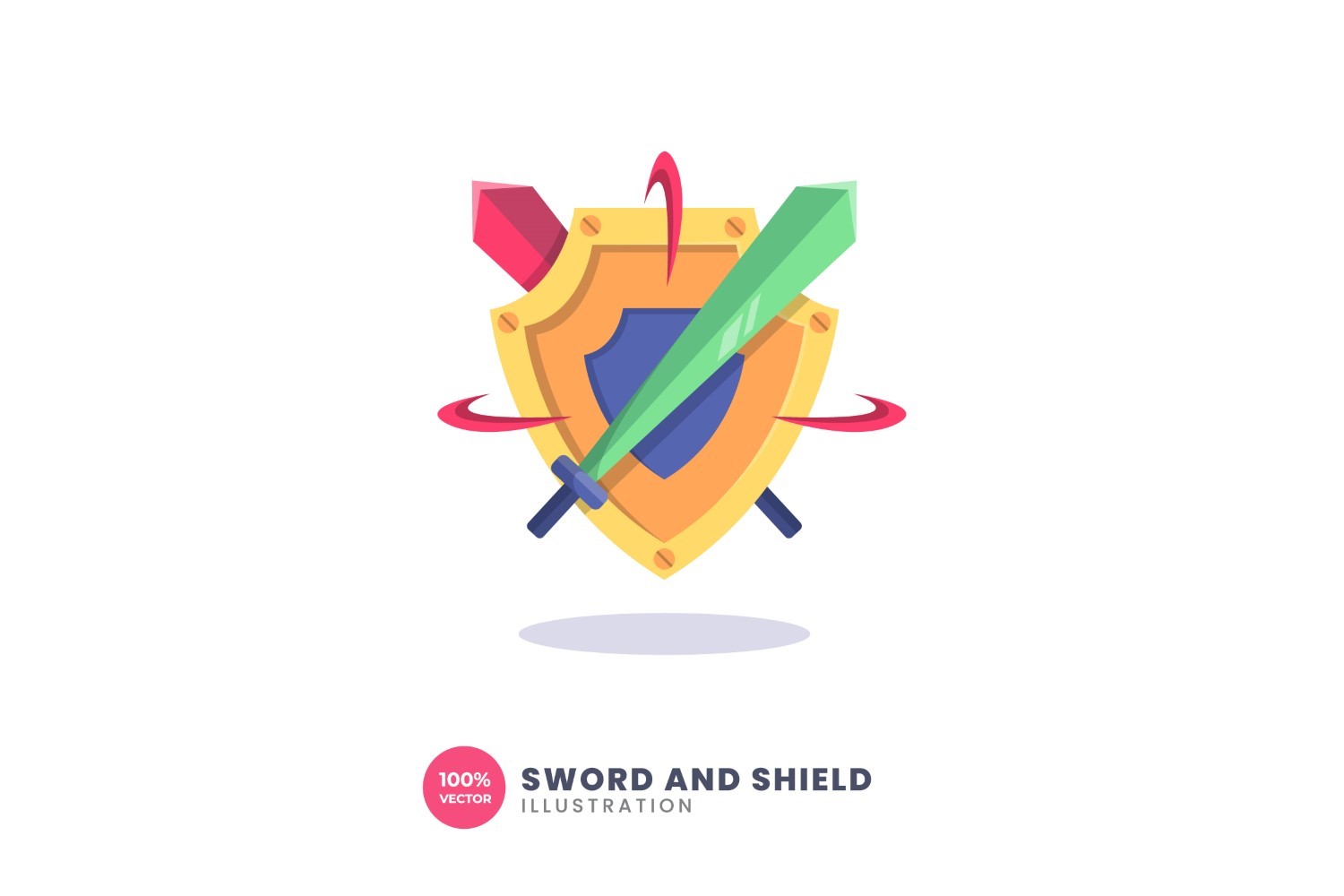 Sword and Shield Illustration