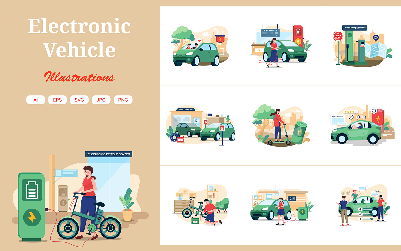 M608_Electronic Vehicle Illustration Pack